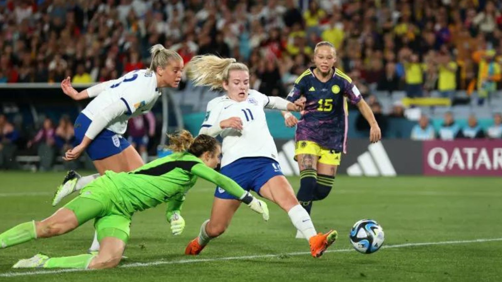 Women's World Cup: England overcome Colombian challenge to set up semifinal showdown with Australia Women's World Cup: England overcome Colombian challenge to set up semifinal showdown with Australia