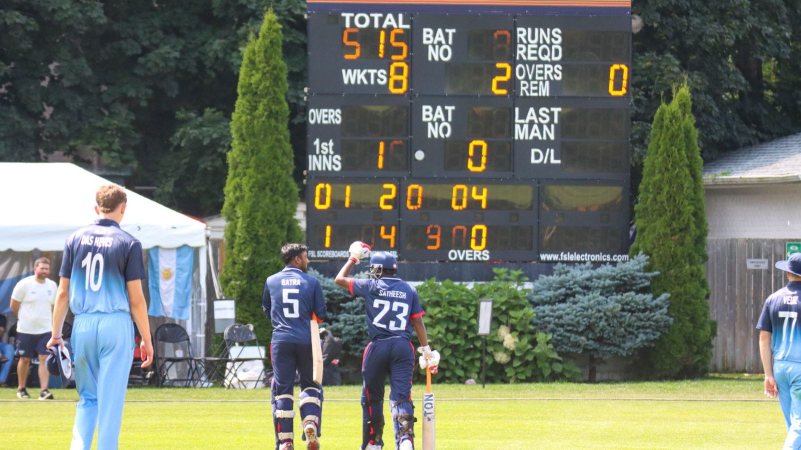 History scripted in Toronto as USA U-19 team scores 515/8 in 50 overs, trounce Argentina by a mammoth 450 runs History scripted in Toronto as USA U-19 team scores 515/8 in 50 overs, trounce Argentina by a mammoth 450 runs