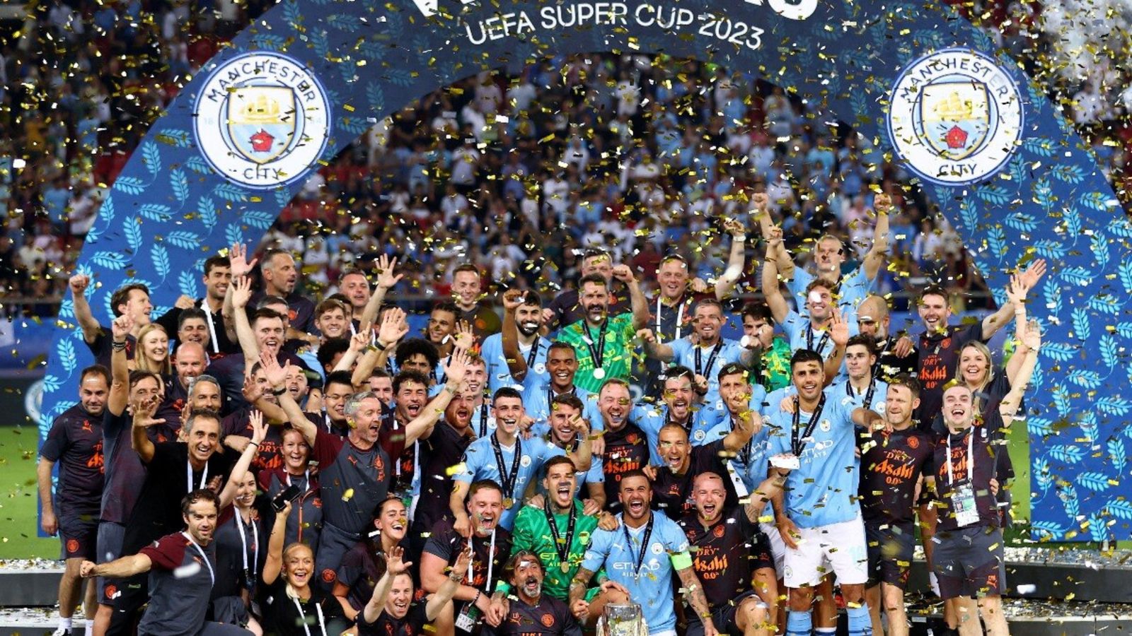 UEFA Super Cup: Manchester City down Sevilla in penalties to secure fourth trophy in three months UEFA Super Cup: Manchester City down Sevilla in penalties to secure fourth trophy in three months