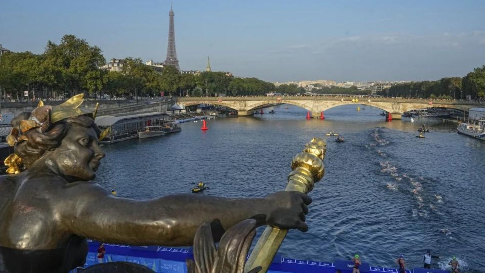 Poor water quality forces cancellation of paratriathlon swim test for Paris Olympics Poor water quality forces cancellation of paratriathlon swim test for Paris Olympics