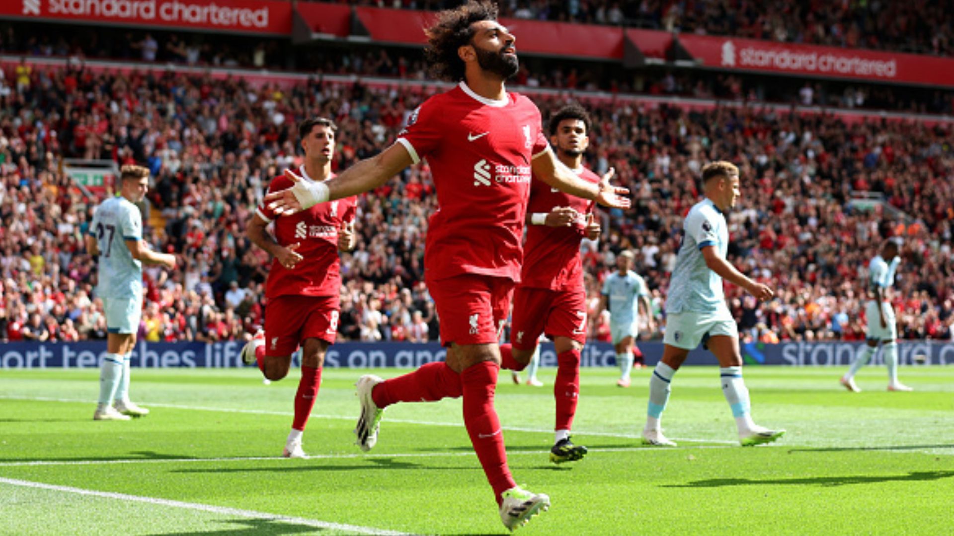 Liverpool bounce back from early blow to defeat Bournemouth 3-1 after goals from front three Liverpool bounce back from early blow to defeat Bournemouth 3-1 after goals from front three