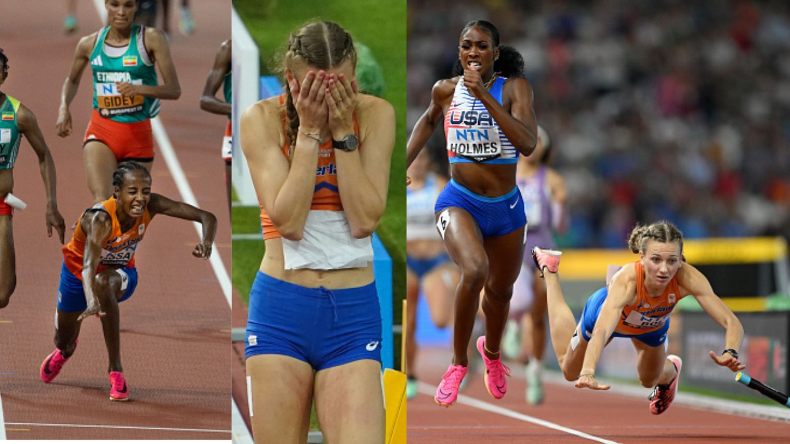 WATCH: Bizarre day for Netherlands at World Championships as two racers fumble before finish, lose gold medals  WATCH: Bizarre day for Netherlands at World Championships as two racers fumble before finish, lose gold medals