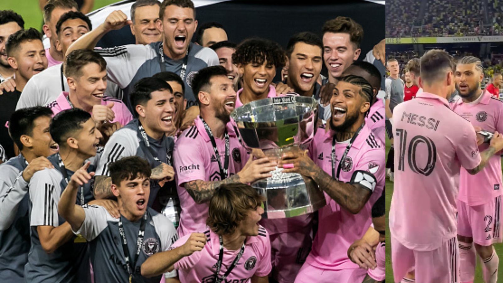 WATCH: Classy gesture from Lionel Messi, gives captain's armband to former skipper DeAndre Yedlin after leading Inter Miami to trophy WATCH: Classy gesture from Lionel Messi, gives captain's armband to former skipper DeAndre Yedlin after leading Inter Miami to trophy