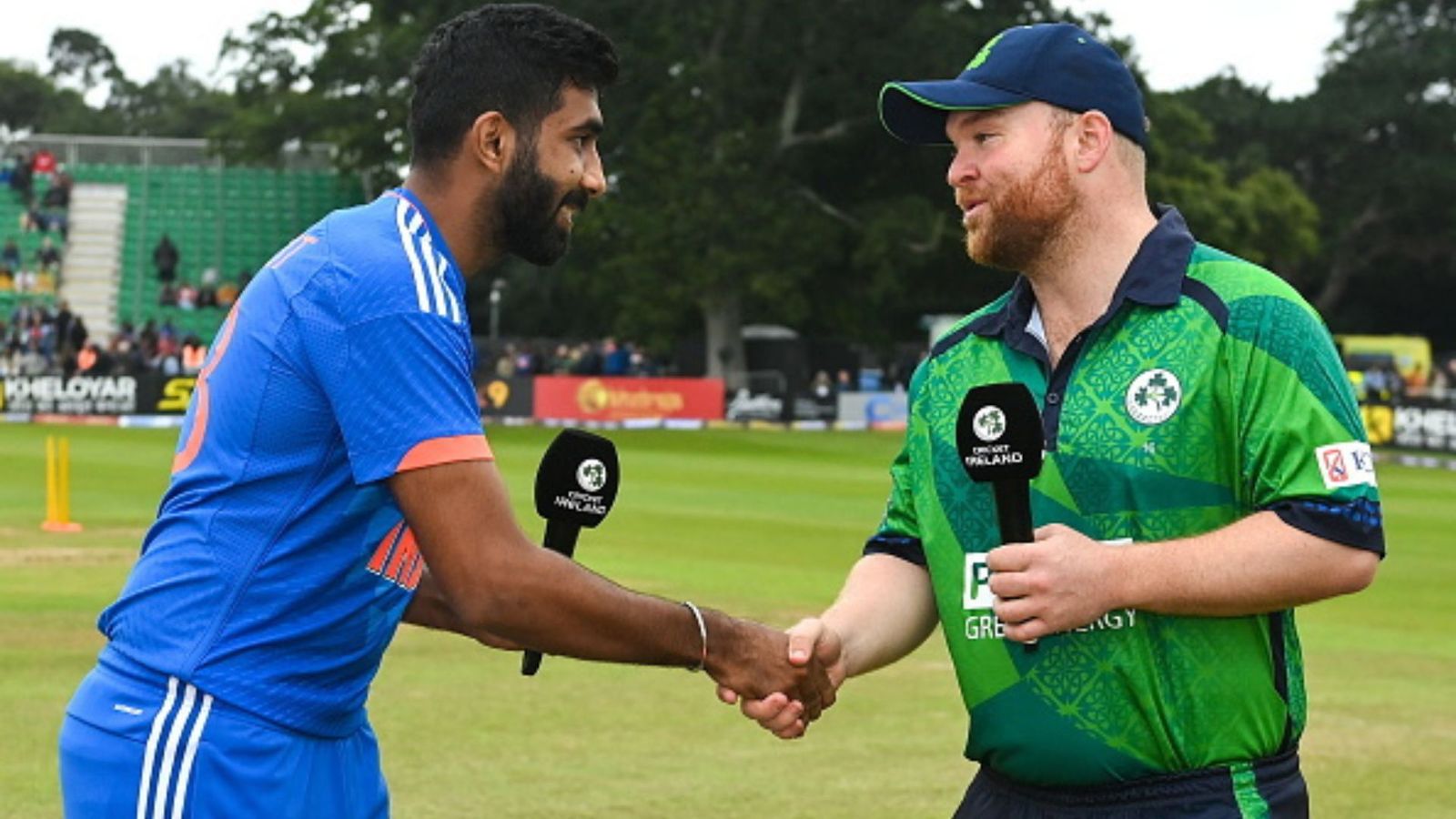 IRE vs IND: Paul Stirling elects to bowl after winning toss in Dublin, Jasprit Bumrah-led India elects to field same playing XI IRE vs IND: Paul Stirling elects to bowl after winning toss in Dublin, Jasprit Bumrah-led India elects to field same playing XI