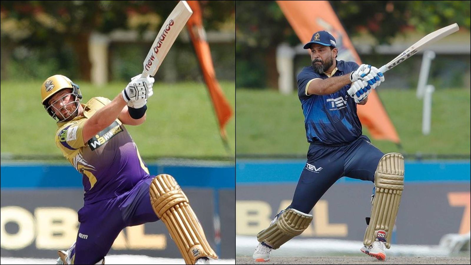 Aaron Finch goes berserk with 31-ball 75 but Yusuf Pathan's electrifying cameo steals the show for New Jersey Legends Aaron Finch goes berserk with 31-ball 75 but Yusuf Pathan's electrifying cameo steals the show for New Jersey Legends