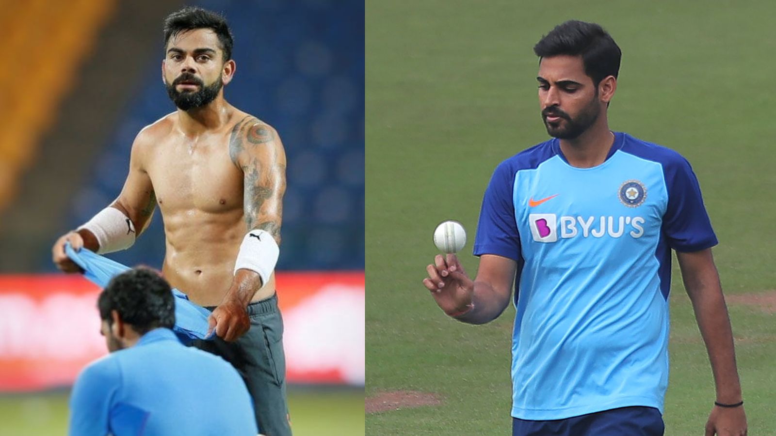 Virat Kohli in WWE? Bhuvneshwar Kumar 'suggests' alternative career for India's batting maestro Virat Kohli in WWE? Bhuvneshwar Kumar 'suggests' alternative career for India's batting maestro