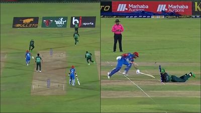Watch: Fakhar Zaman, Mohammad Rizwan make a mess of easy run out as latter crashes into stumps SportsTak