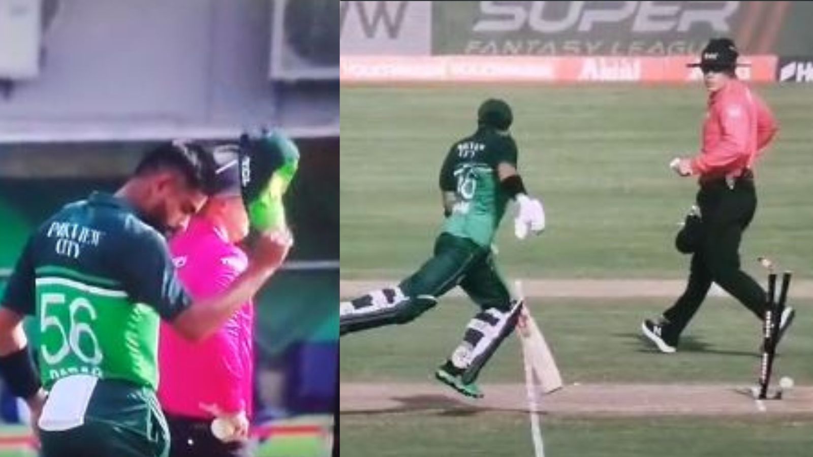 Watch: Babar throws cap in frustration after Rizwan's weird run-out during Pakistan vs Nepal's Asia Cup match Watch: Babar throws cap in frustration after Rizwan's weird run-out during Pakistan vs Nepal's Asia Cup match