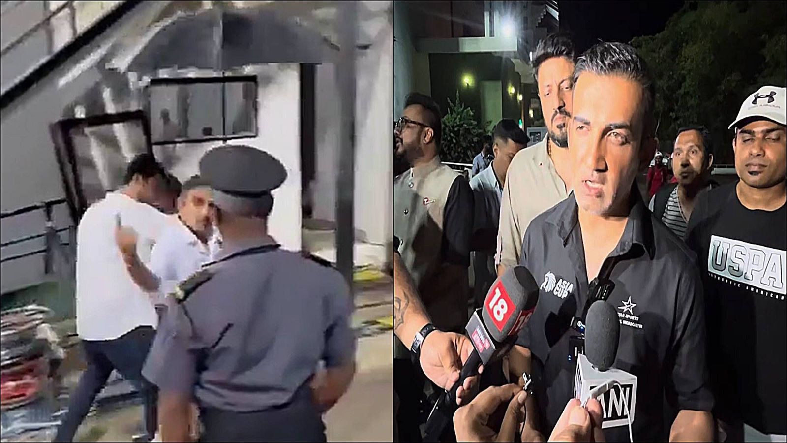 Gambhir clarifies he didn't flip his finger in reaction to 'Kohli' chants but Pakistan fans for anti-India and Kashmir slogans Gambhir clarifies he didn't flip his finger in reaction to 'Kohli' chants but Pakistan fans for anti-India and Kashmir slogans