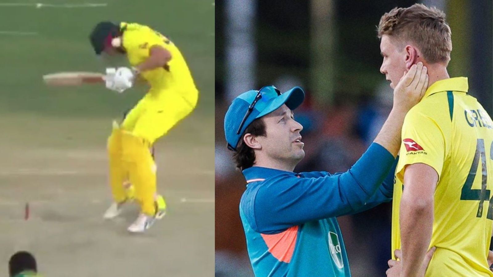 AUS vs SA: Scary moment for Australia as Cameron Green stunned by 140 kmph Kagiso Rabada bouncer, replaced by concussion substitute; see video AUS vs SA: Scary moment for Australia as Cameron Green stunned by 140 kmph Kagiso Rabada bouncer, replaced by concussion substitute; see video