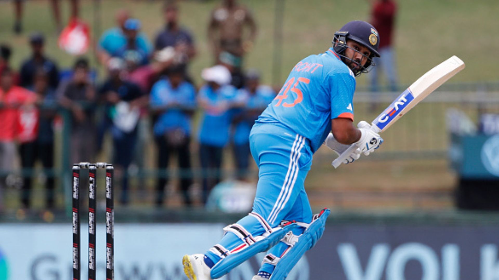 IND vs PAK: Rohit Sharma smokes 50th ODI fifty in slugfest against Pakistan to join Tendulkar, Dhoni, Kohli in elite list SportsTak