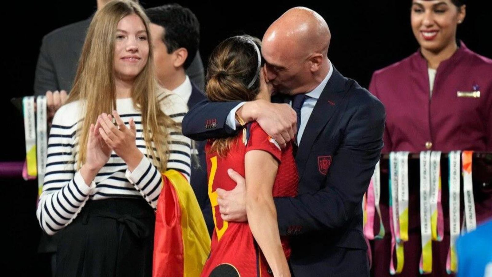Suspended Luis Rubiales quits as Spanish football president, UEFA vice president after kissing scandal at FIFA World Cup Suspended Luis Rubiales quits as Spanish football president, UEFA vice president after kissing scandal at FIFA World Cup
