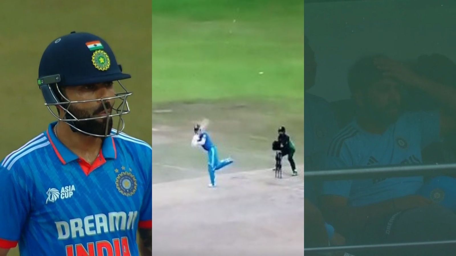 Watch: Virat Kohli, Rohit Sharma stunned after KL Rahul unleashes extraordinary 84-metre six off Shadab Khan's bowling, reaction goes viral Watch: Virat Kohli, Rohit Sharma stunned after KL Rahul unleashes extraordinary 84-metre six off Shadab Khan's bowling, reaction goes viral