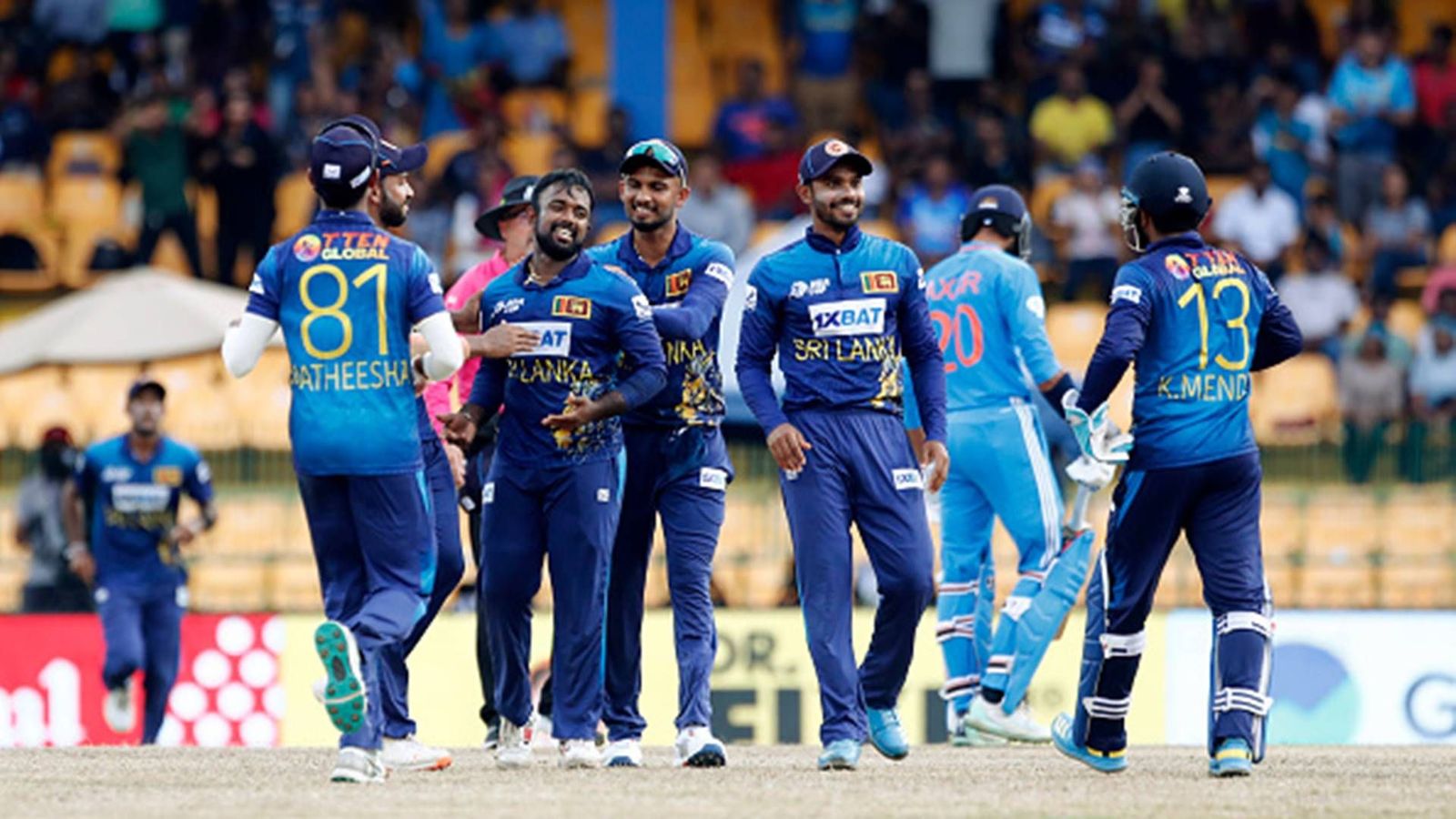 Sri Lankan spinners become first troika to achieve colossal feat against India in their 49-year-old ODI cricket history Sri Lankan spinners become first troika to achieve colossal feat against India in their 49-year-old ODI cricket history