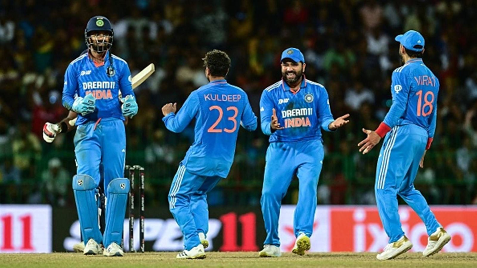Kuldeep Yadav's four-fer overshadows Dunith Wellalage's maiden five-wicket haul as India qualify for Asia Cup 2023 final Kuldeep Yadav's four-fer overshadows Dunith Wellalage's maiden five-wicket haul as India qualify for Asia Cup 2023 final