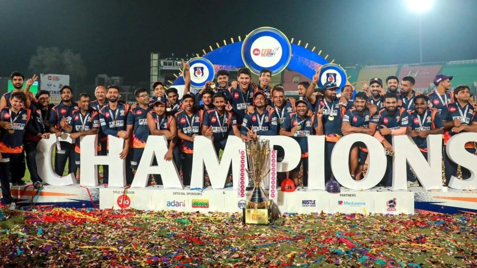 Kashi Rudras lift inaugural UP T20 League title after thrashing Meerut Mavericks by seven wickets Kashi Rudras lift inaugural UP T20 League title after thrashing Meerut Mavericks by seven wickets