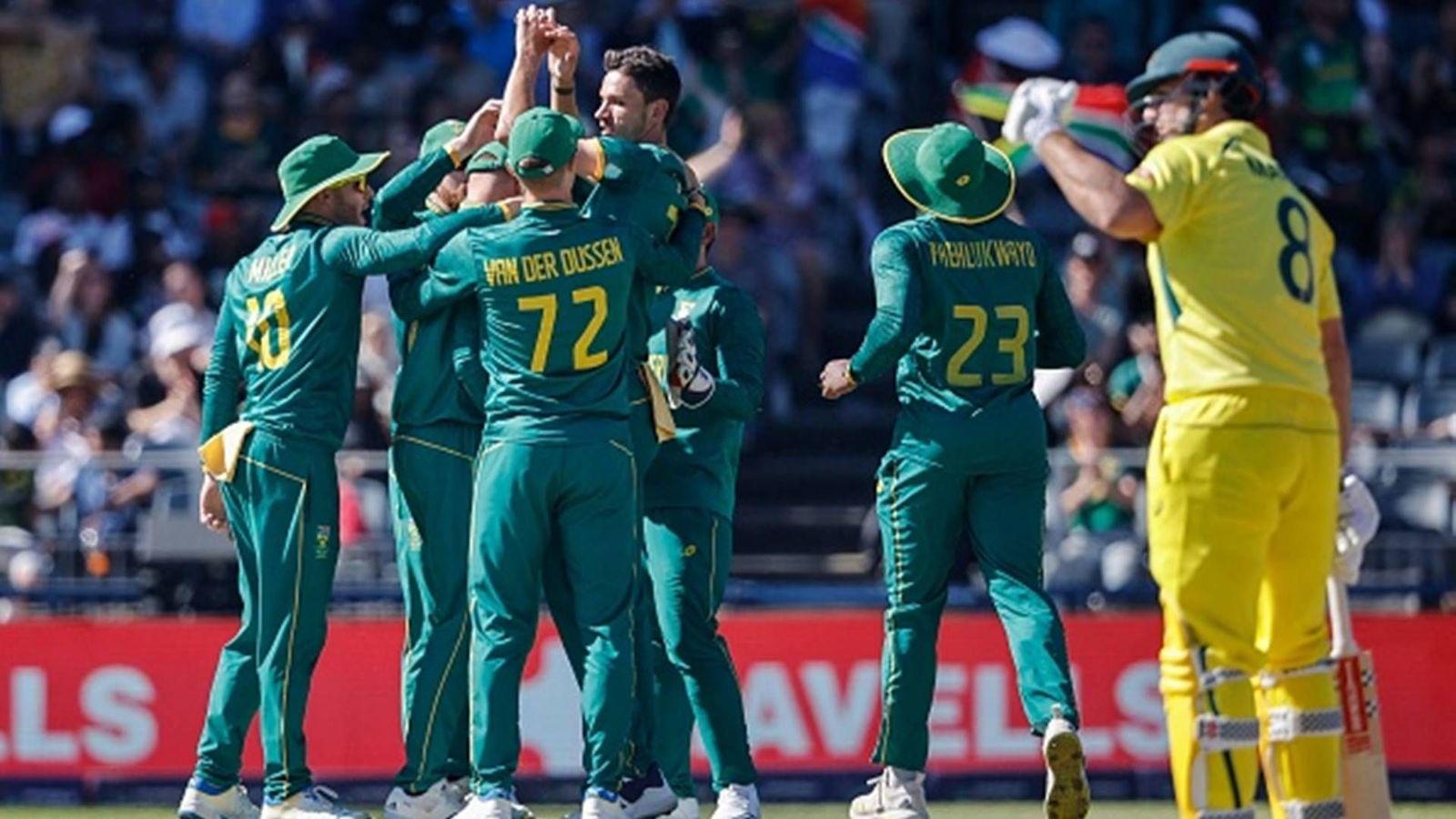 Marco Jansen's 47-run knock and maiden fifer downs Australia; South Africa win by 122 runs to clinch series 3-2 Marco Jansen's 47-run knock and maiden fifer downs Australia; South Africa win by 122 runs to clinch series 3-2