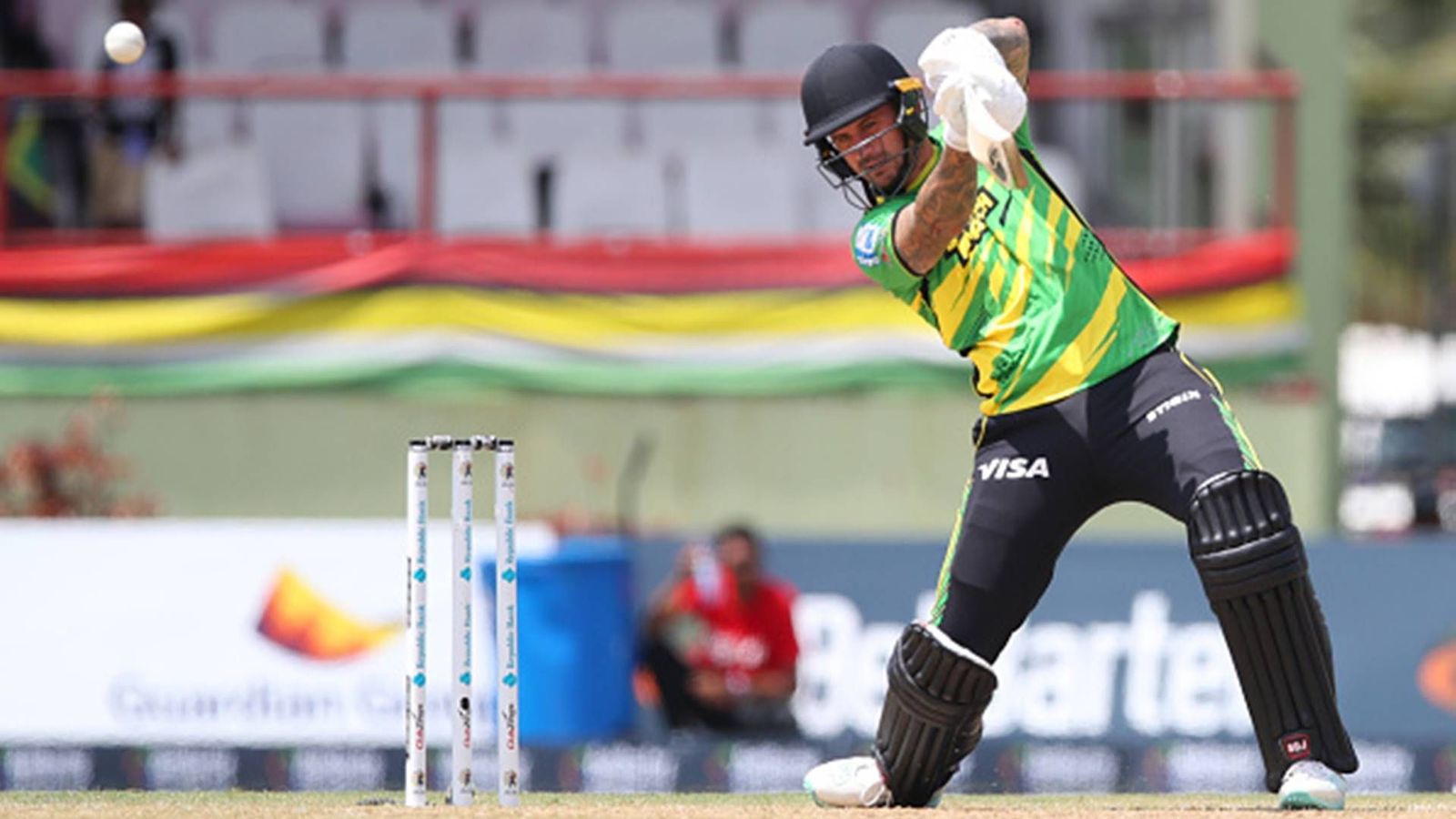 T20 World Cup-winning opener becomes first England batter to score century in CPL, helps Imad Wasim's Jamaica win by 122 runs T20 World Cup-winning opener becomes first England batter to score century in CPL, helps Imad Wasim's Jamaica win by 122 runs