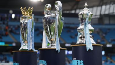 Manchester City's historic treble trophies tour hits India, silverwares displayed in Kochi SportsTak