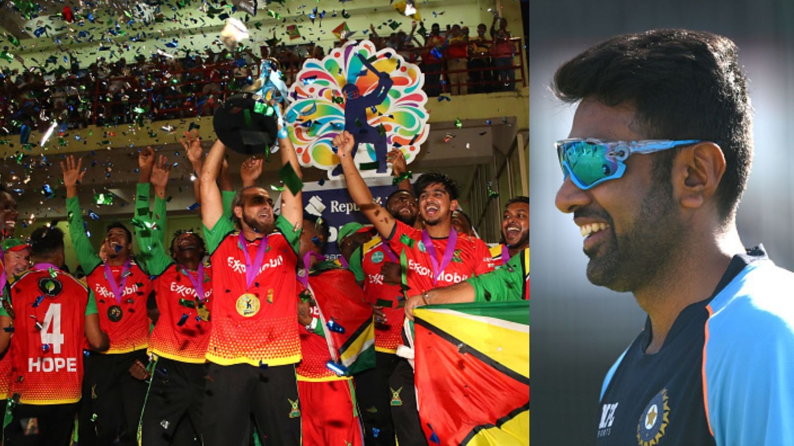 'Thanks to Ravichandran Ashwin...people made jokes': Emotional Imran Tahir hits out at critics after leading Guyana Amazon Warriors to CPL glory 'Thanks to Ravichandran Ashwin...people made jokes': Emotional Imran Tahir hits out at critics after leading Guyana Amazon Warriors to CPL glory
