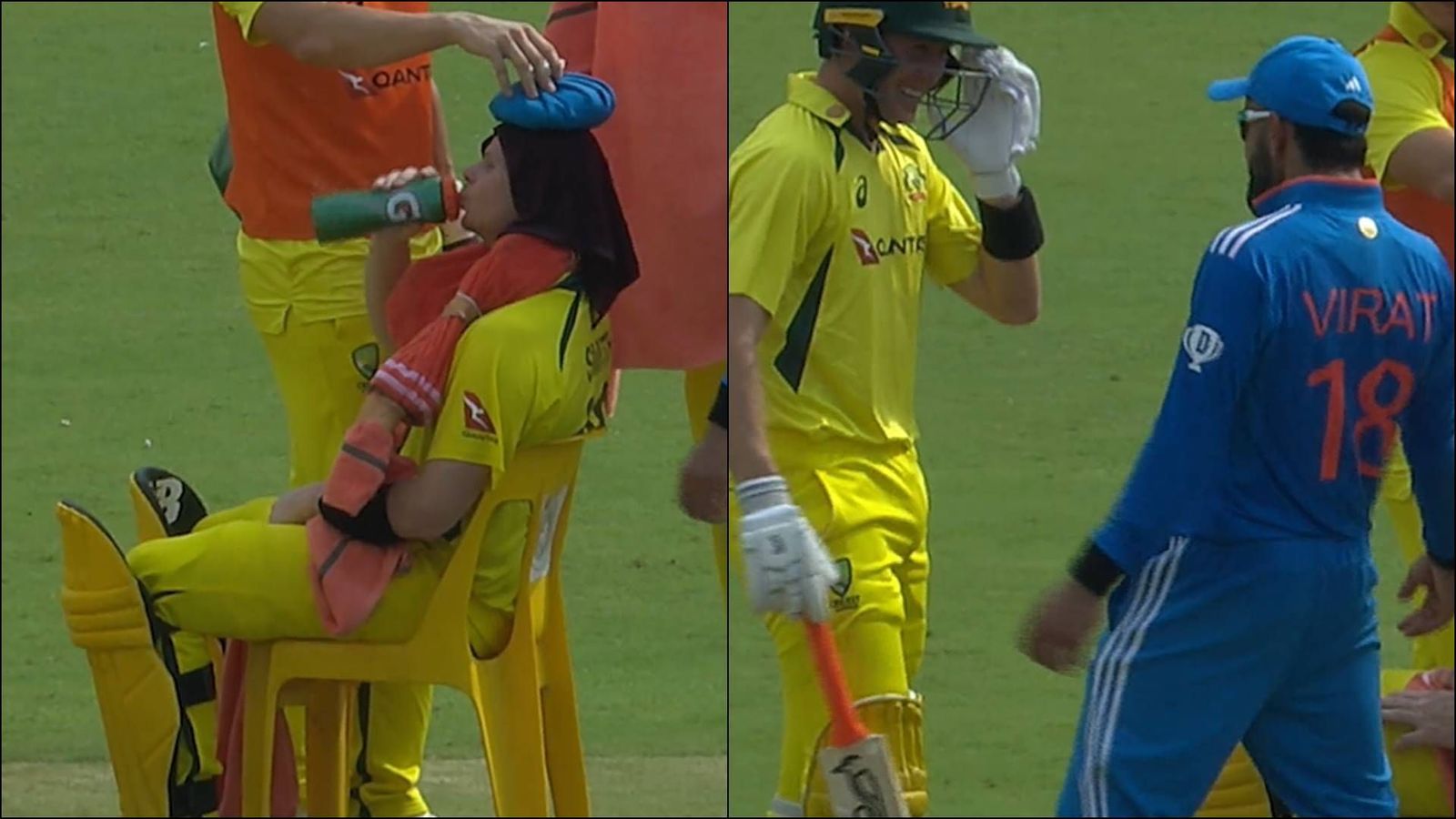 Virat Kohli entertains Marnus Labuschagne with hilarious dance moves while Steve Smith sits on chair, video goes viral Virat Kohli entertains Marnus Labuschagne with hilarious dance moves while Steve Smith sits on chair, video goes viral