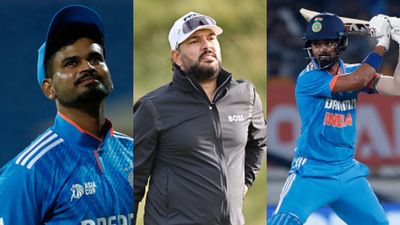 ODI World Cup: Yuvraj Singh picks KL Rahul to bat at No.4 for India and not Shreyas Iyer, provides substantiating explanation Shreyas Iyer (L), Yuvraj Singh (C) and KL Rahul (R).
