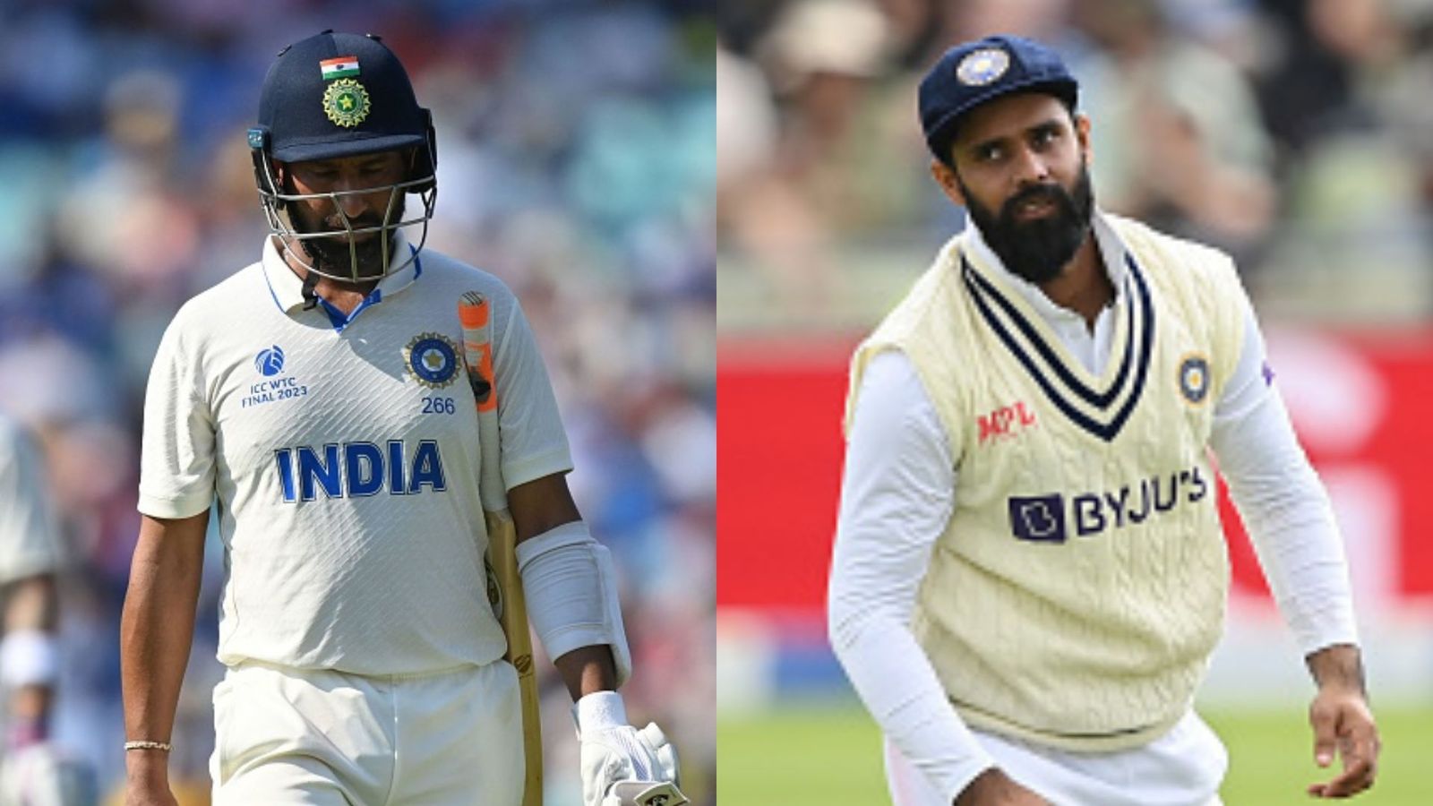 Irani Trophy 2023: 4 veteran Indian star cricketers desperate to get selectors' attention with stellar display in Saurashtra vs Rest of India contest Cheteshwar Pujara (L) and Hanuma Vihari (R).