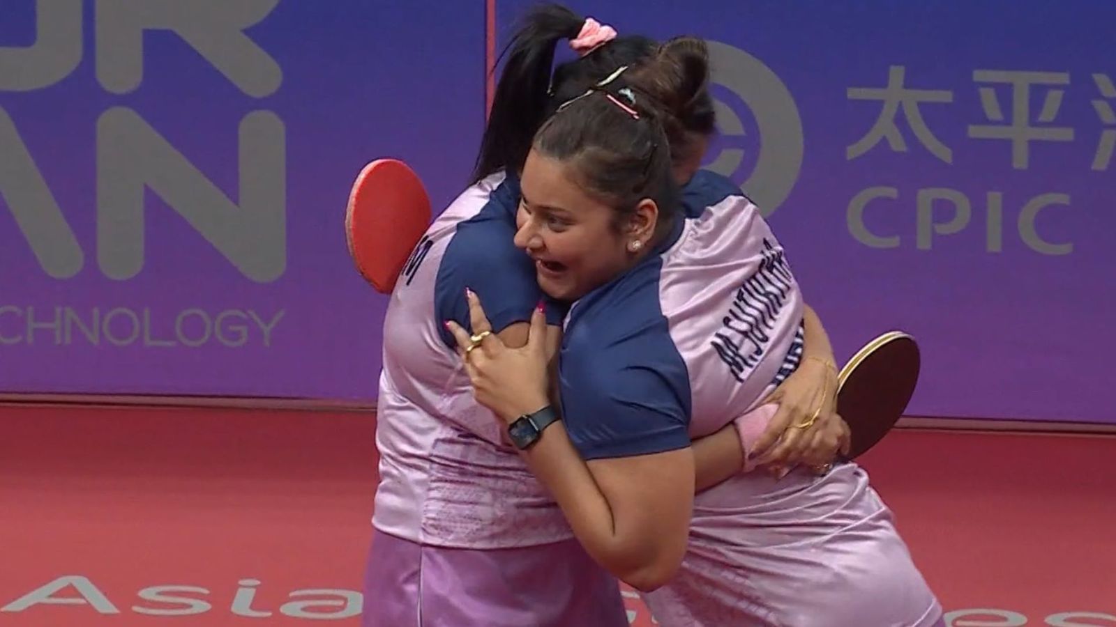 Asian Games 2023: Indian table tennis duo Ayhika and Sutirtha overcome World Champions to secure semi-final spot Asian Games 2023: Indian table tennis duo Ayhika and Sutirtha overcome World Champions to secure semi-final spot