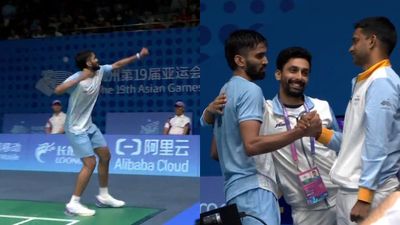 Historic achievement: Indian men's badminton team enter Asian Games final, to face China in gold medal contest India defeated Republic of Korea 3-2 in men's badminton team semi-final at the 2023 Asian Games.