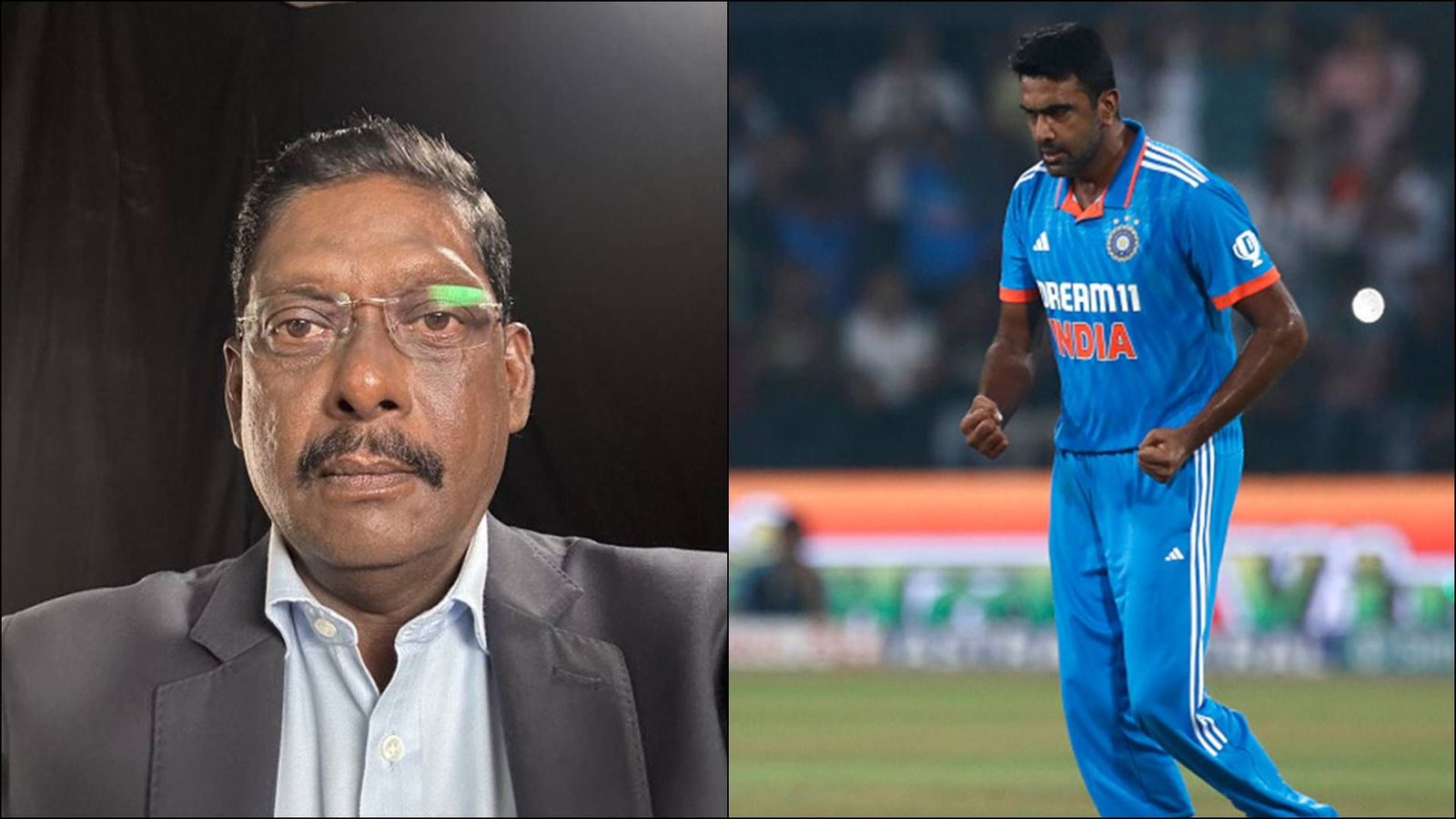 'Selfish stats player, most unfit cricketer': Sivaramakrishnan launches scathing attack against R Ashwin on social media Laxman Sivaramakrishnan (left) and R Ashwin (right) (Getty Images)
