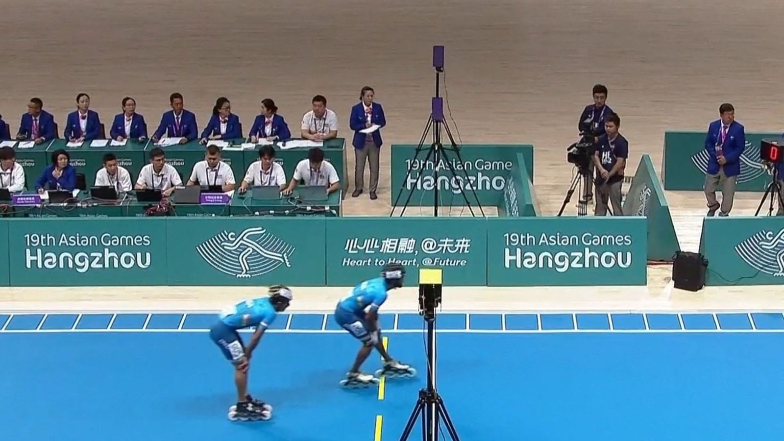 Asian Games 2023: Indian skaters finish 4th, 5th in men's and women's roller skating 1000m sprint Indian skater Vikram Ingale