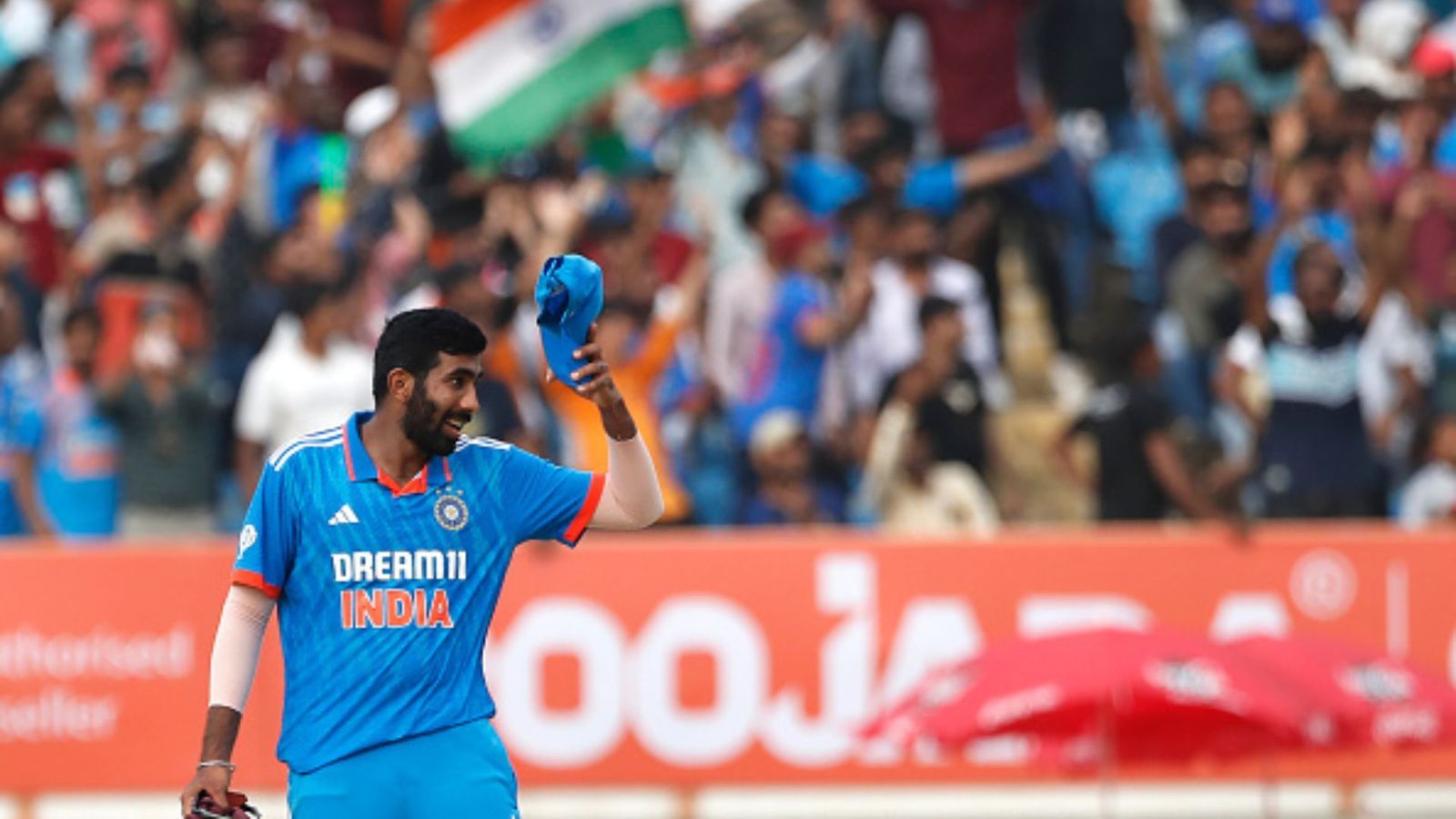 No Bumrah, or Starc: Dale Steyn names his top five bowlers of the ODI World Cup 2023 Jasprit Bumrah of India celebrates the wicket of Glenn Maxwell of Australia during game three of the One Day International series between India and Australia at Saurashtra Cricket Association Stadium on September 27, 2023.