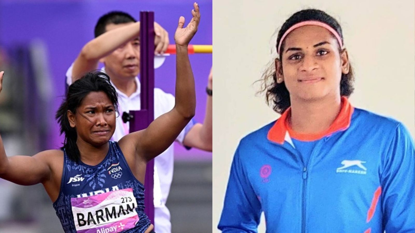 'Nandini is a transgender: Indian Heptathlete Swapna Burman makes heavy accusation against bronze medallist, says she wants her medal back 'Nandini is a transgender: Indian Heptathlete Swapna Burman makes heavy accusation against bronze medallist, says she wants her medal back