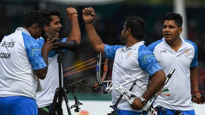 Asian Games 2023: Indian archers continue to shine, reach Quarterfinals with victory over Malaysia File pic of Indian archers in action.
