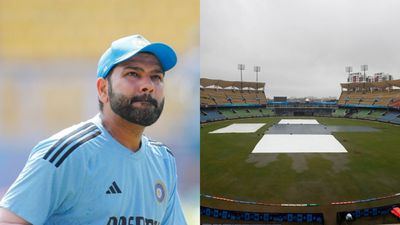 India vs Netherlands, ODI World Cup Warm-up match: When and where to watch; check what the weather forecast looks like Rohit Sharma (L) and Greenfield International Cricket Stadium (R).