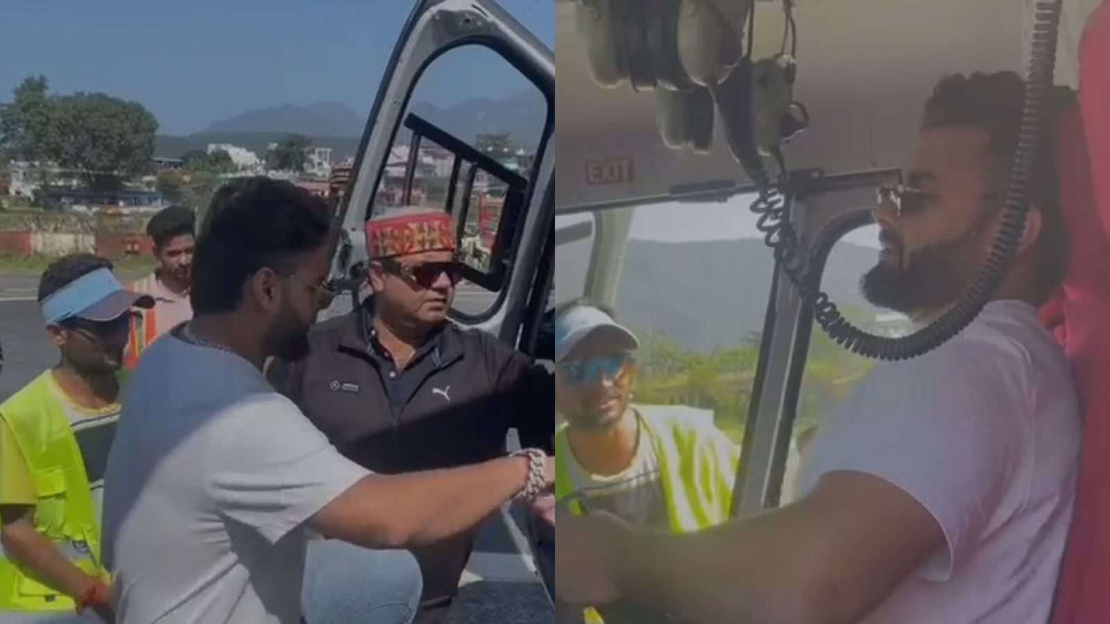 Watch: Rishabh Pant returns to Dehradun for first time since major road accident as he flies to Kedarnath, Badrinath Watch: Rishabh Pant returns to Dehradun for first time since major road accident as he flies to Kedarnath, Badrinath