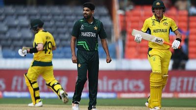 More questions than answers for Pakistan in warm-up games as Haris Rauf concedes 97 runs in 9 overs Haris Rauf during warm-up match against Australia (Getty Images)