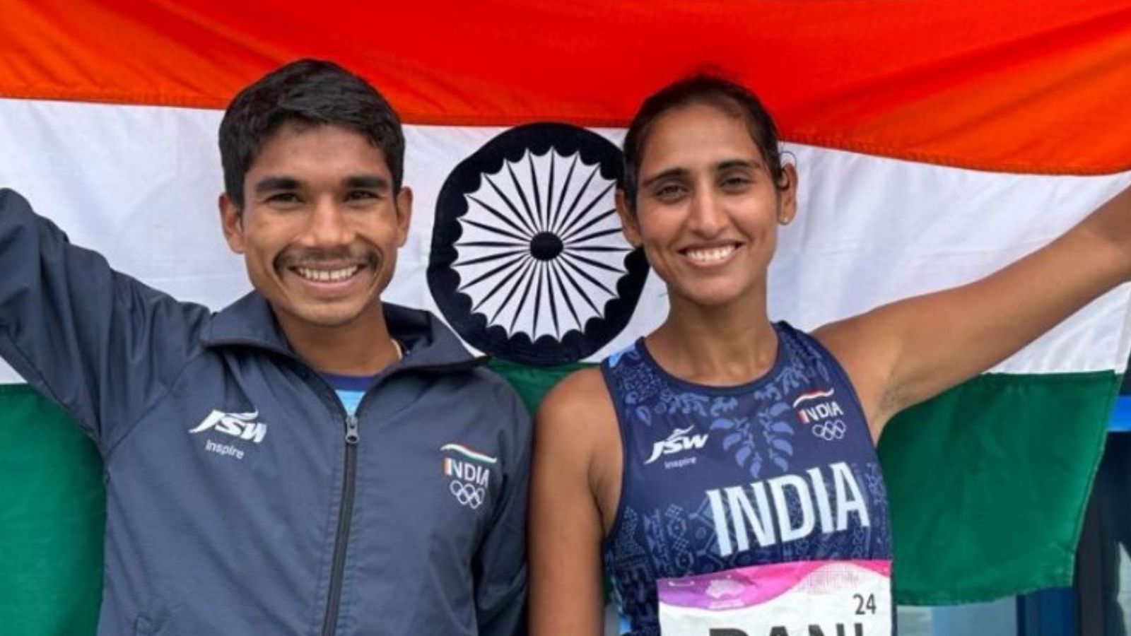 Asian Games 2023: Indian race walkers Manju Rani and Ram Baboo clinch bronze in mixed team event Ram Baboo and Manju Rani.
