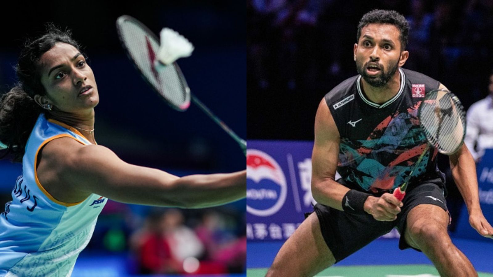 Asian Games 2023: PV Sindhu and HS Prannoy storm into badminton quarter-finals with impressive victories PV Sindhu (L) and HR Prannoy (L).