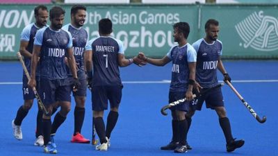 Asian Games 2023: Indian men's hockey team storm into final after beating Korea 5-3 in a thrilling clash Indian men's hockey team after edging past Korea in the semifinal clash at the Asian Games 2023 on Wednesday, October 4.