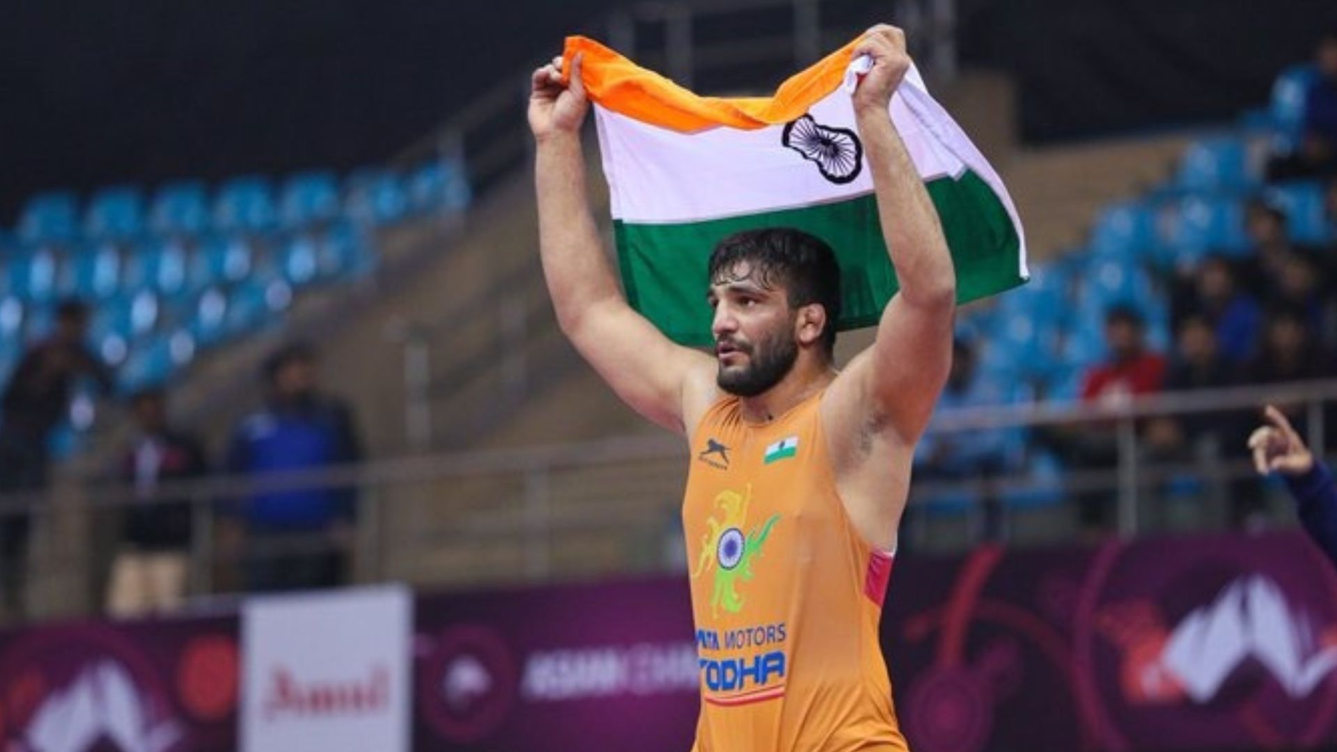 Asian Games 2023: Sunil Kumar scripts history, wrestles India to 1st Greco Roman medal in 13 years in Asiad India's star wrestler Sunil Kumar in this frame.
