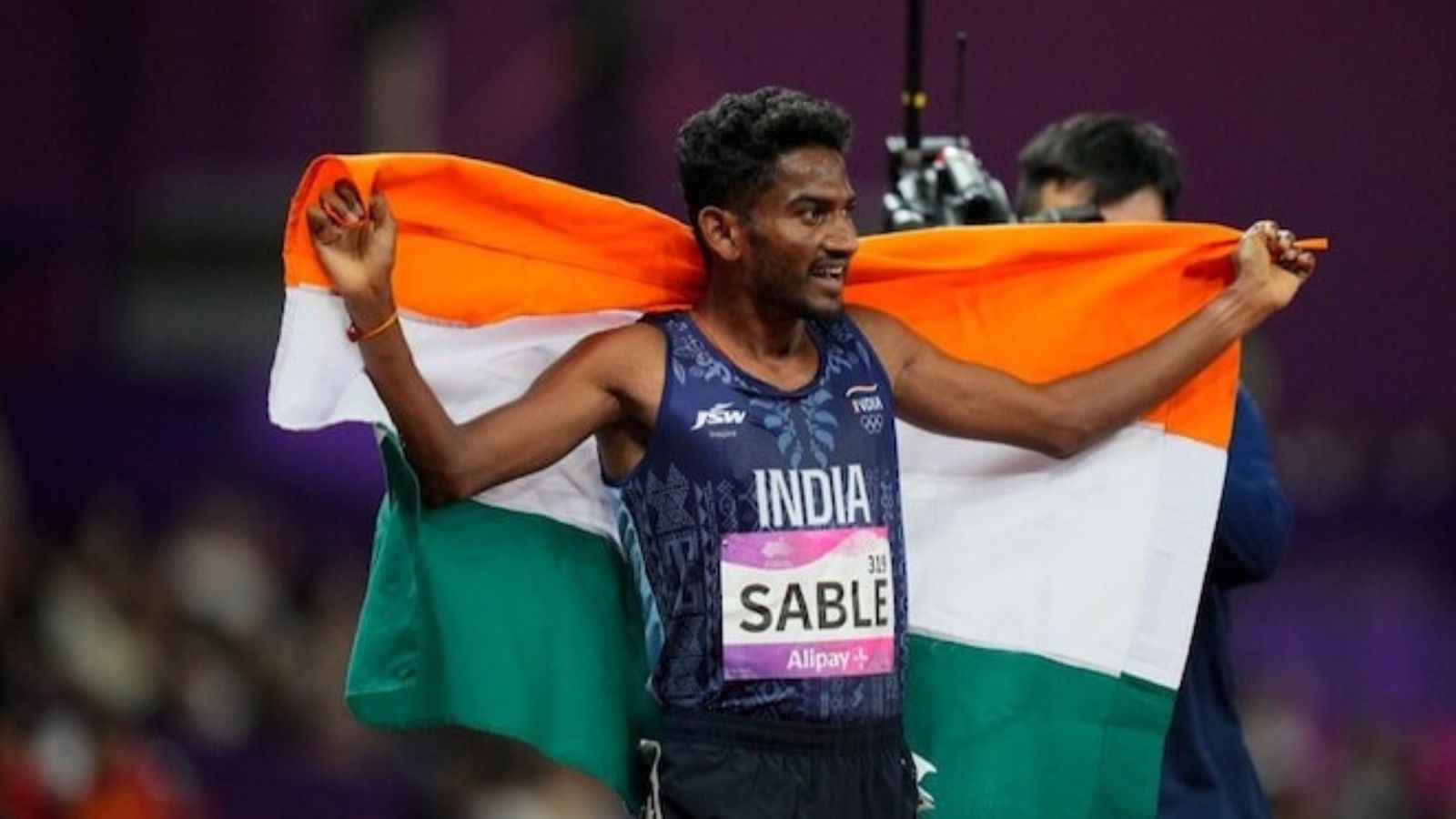 Asian Games 2023: Athletics contingent keep the medals raining as Avinash Sable runs to silver in 5000m India's Avinash Sable in this frame.