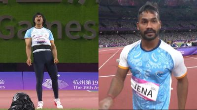 Asian Games 2023: Neeraj Chopra, Kishore Jena clinch historic gold and silver in Javelin Throw as athletes take India's medal tally past 80 Indian javelin throwers Neeraj Chopra Kishore Jena