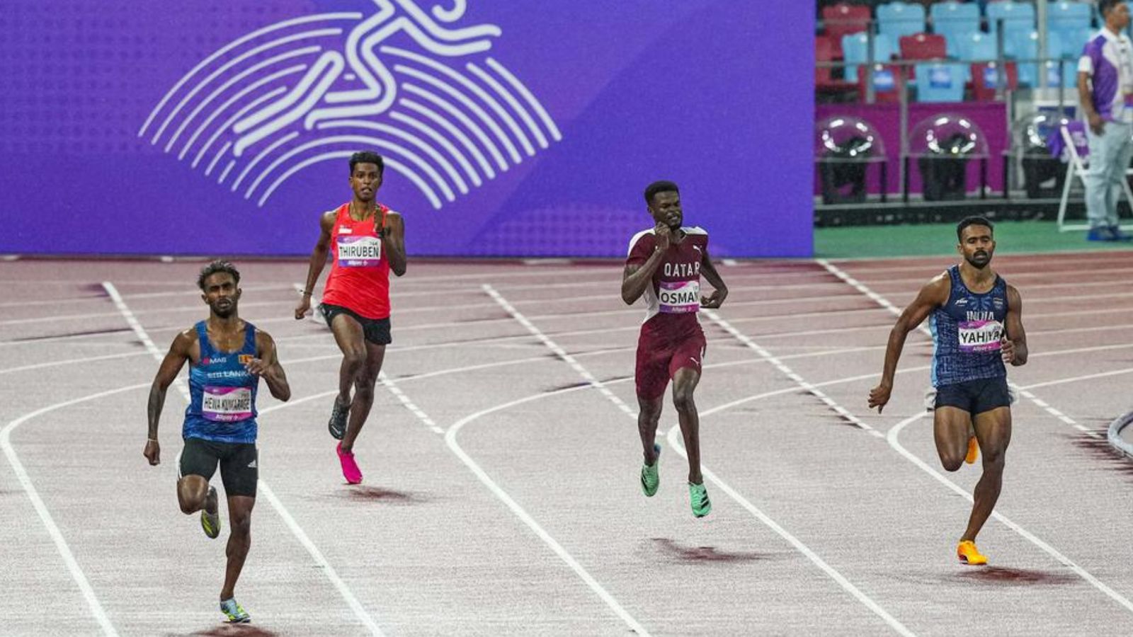 Asian Games 2023: Indian men's 4x400 relay team stars yet again, wins Gold medal with brilliant run in final India's Muhammed Anas Yahiya (right) in action in the Asian Games 2023 in Hangzhou.