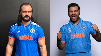 WWE star Drew McIntyre cheers for Rohit Sharma and Team India ahead of ODI World Cup Drew McIntyre (L) and Rohit Sharma (R).