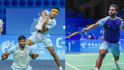 Asian Games 2023: Satwik-Chirag create history, assures medal for India in men's doubles after 41 yrs; Prannoy in semis Chirag Shetty (top left), Satwiksairaj Rankireddy (left) and HS Prannoy in this frame.
