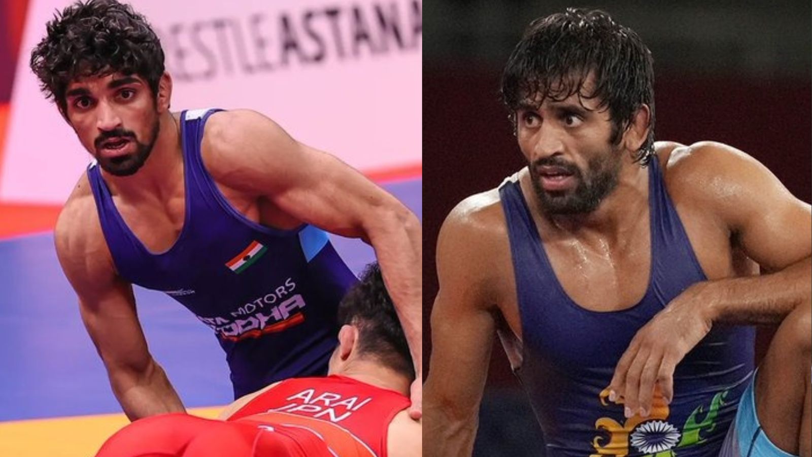 Asian Games 2023: Aman Sehrawat beats Chinese Minghu Liu to grapple bronze, Bajrang Punia returns empty handed India's star wrestlers Aman Sehrawat (left) and Bajrang Punia in this frame.