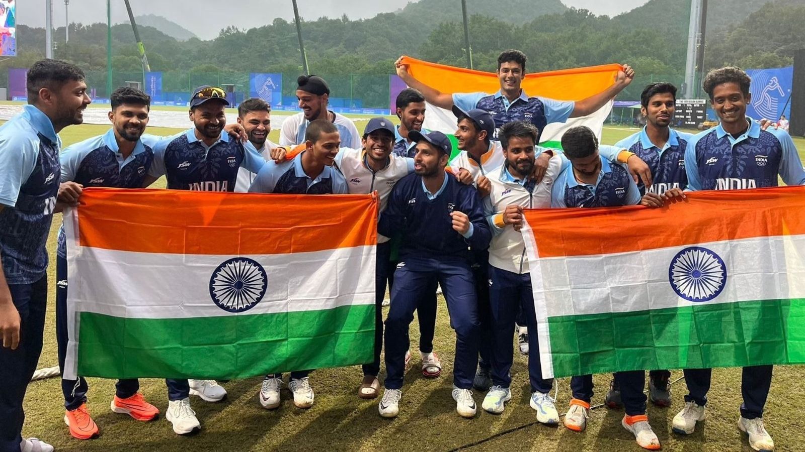 Asian Games 2023: India win gold in men's cricket despite not batting; here is how that happened! Asian Games 2023: India win gold in men's cricket despite not batting; here is how that happened!