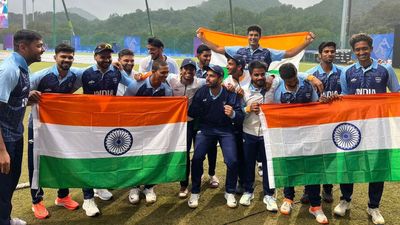 Asian Games 2023: India win gold in men's cricket despite not batting; here is how that happened! India's mens cricket team after winning gold at the Asian Games.