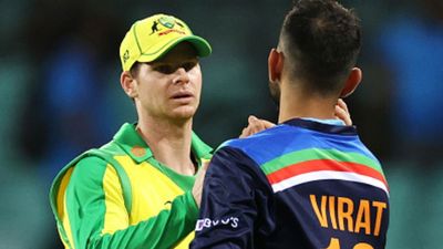 IND vs AUS: Will this be the final World Cup for Virat Kohli and Steve Smith? Former India cricketer weighs in Steve Smith of Australia and Virat Kohli of India fist pump following Australia's win during game two of the One Day International series between Australia and India at Sydney Cricket Ground on November 29, 2020 in Sydney, Australia.